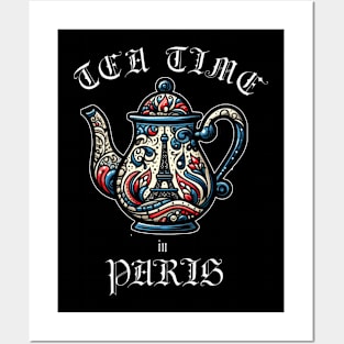 Tea Time in Paris Posters and Art